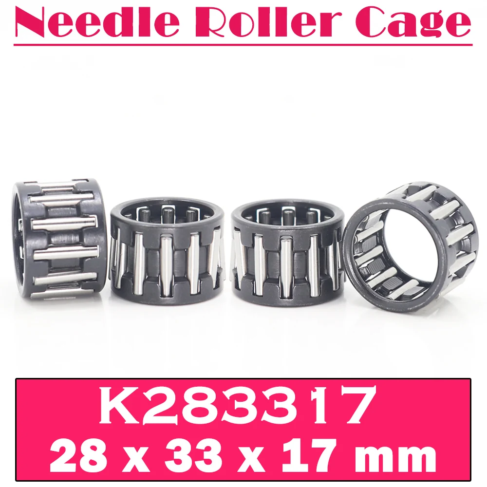 

K283317 Bearing ( 4 PCS ) 28*33*17 mm Radial Needle Roller and Cage Assemblies K283317 49241/28 Bearings K28x33x17