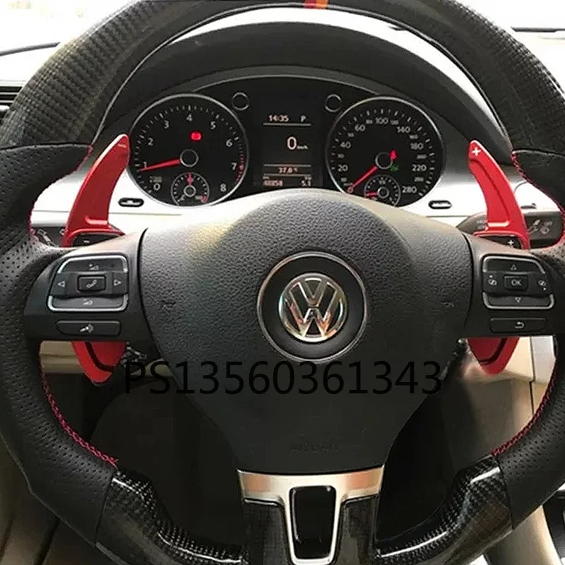 Suitable for Volkswagen VW PHIDEON Lavida Lamando Tiguan SHARAN Touareg Beetle Scirocco CC Golf 6 aluminum alloy shift paddles