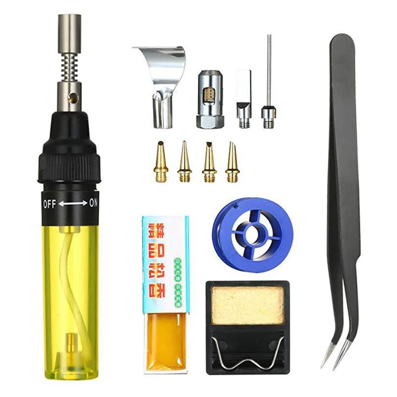 Gas Welder Electric Welding Tool Cordless Gas Soldering Iron Set Combination Kit