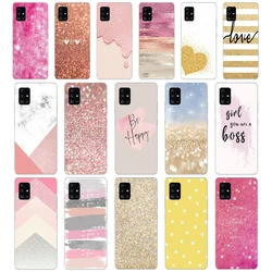 70SD Glitter Bling Powder Soft Silicone Tpu Cover phone Case for Samsung Galaxy A01 A10 A31 A40 A41 A51 A71 A70 2019