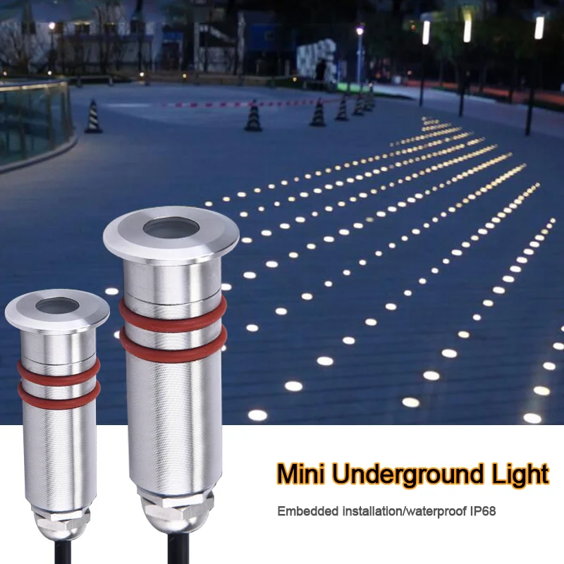 

26pcs/lot LED Mini Underwater Light Pool Lights Stainless Steel LED Fountain Lamps 12V24V Spotlight Small 1W Square Buried Lamp