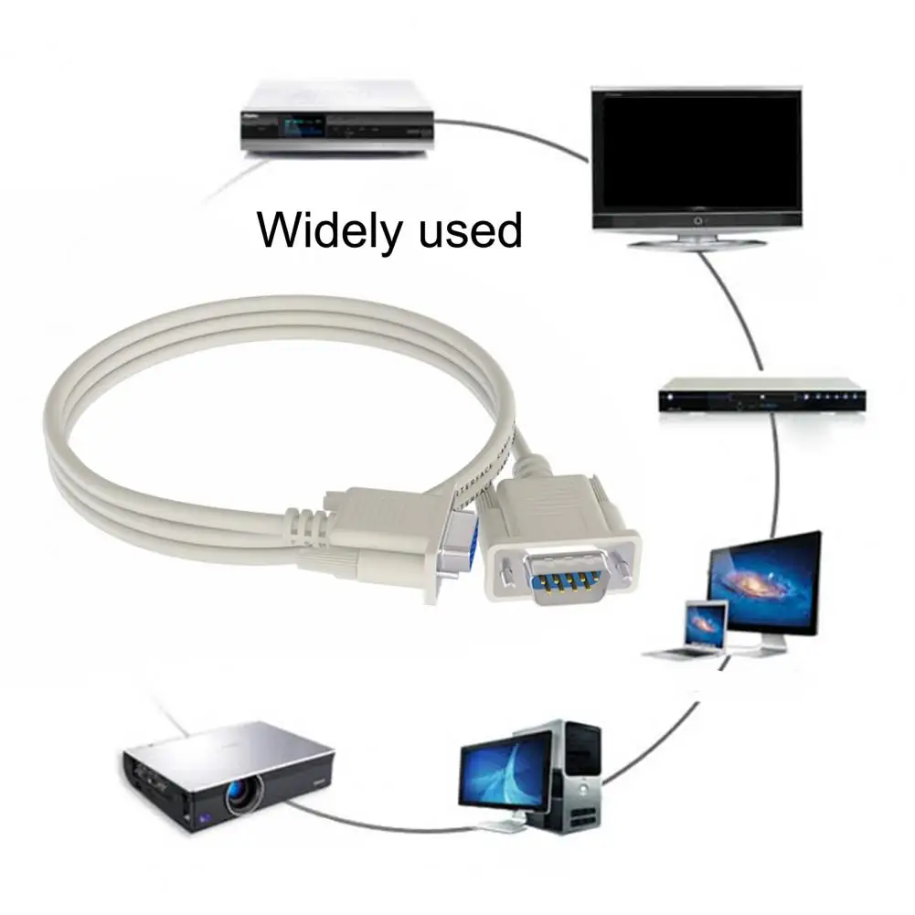 Anti-interference VGA Extension Cable 9Pin Male to Female Extender Cable Cord Wire For Computer Set Top Box Projector