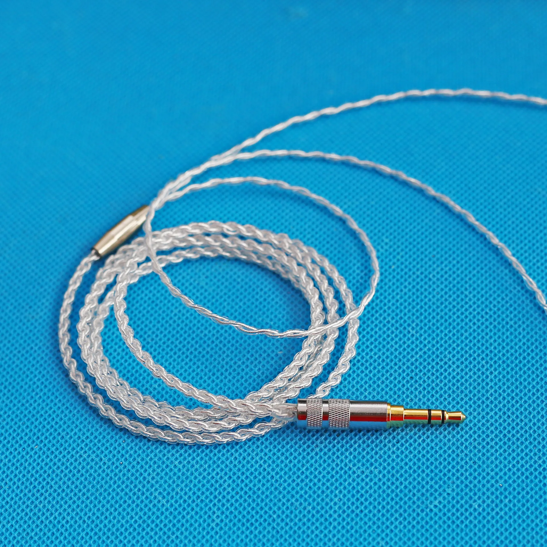 لتقوم بها بنفسك الفضة مطلي سماعة سلك لا تأثير التسمع