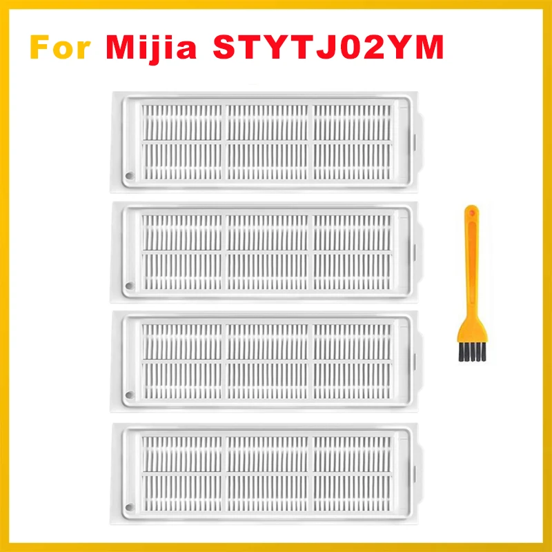 Washable Hepa Filter Repalcement For Xiaomi Mijia STYTJ02YM / Conga 3490 Viomi V2 PRO V3 SE Robotic Vacuum Cleaner Spare Parts