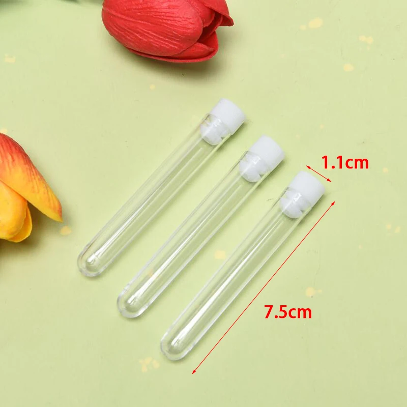 3 Sizes Clear Plastic Embroidery Felting Sewing Needles Container Pin Needle Storage Tubes Bottle Holder Storage Cases