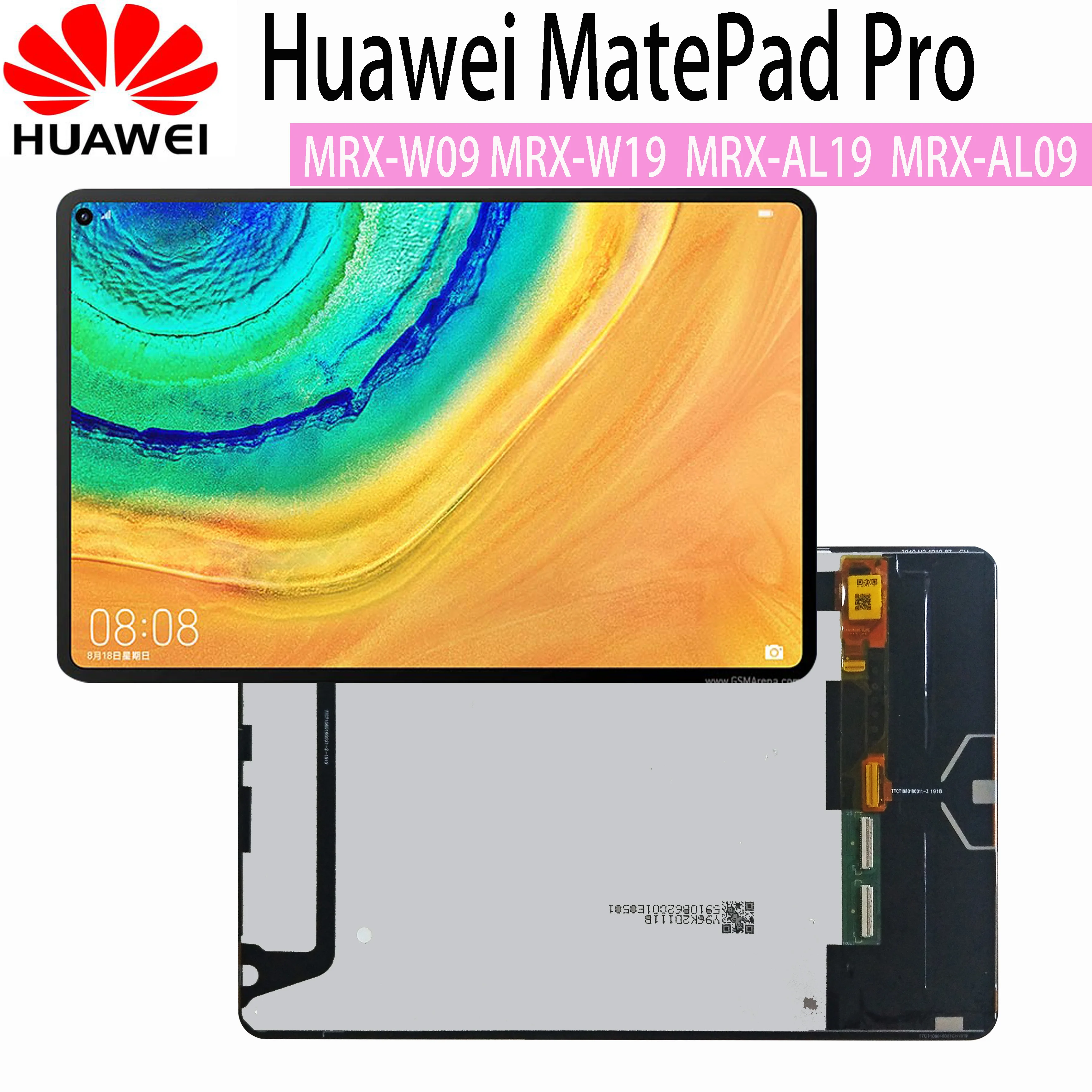 

Original 10.8" For Huawei MatePad Pro 5G MRX-W09 MRX-W19 MRX-AL19 MRX-AL09 LCD Display with Touch Screen Digitizer Assembly