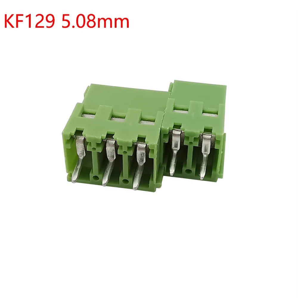 10Pcs KF128 KF129 KF301 KF350 KF396 2PIN 3PIN 2.54mm/3.5mm/3.96mm/5mm/5.08mm PCB Screw Terminal Block Splice Connector