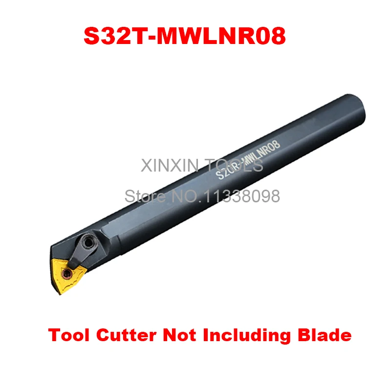 S32T-MWLNR08/ S32T-MWLNL08 32mm Lathe Cutting Tools CNC Turning Tool Machine Tools Internal Metal Lathe Tool Boring Bar MWLNR/L