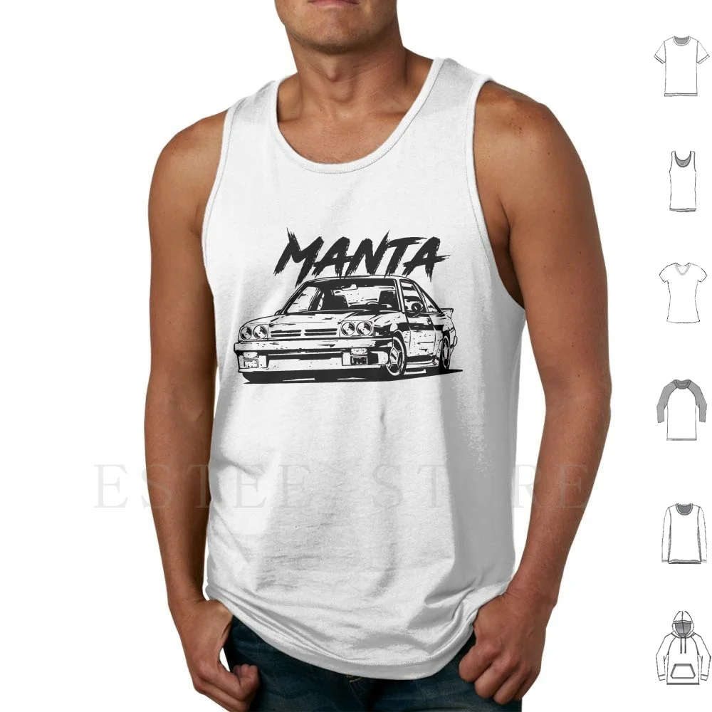 Manta B & Quot ; Dirty Style & Quot ; Tank Tops Vest Sleeveless Enthusiast Tuning Lover Opel Opel Opel Enthusiast Opel Lover