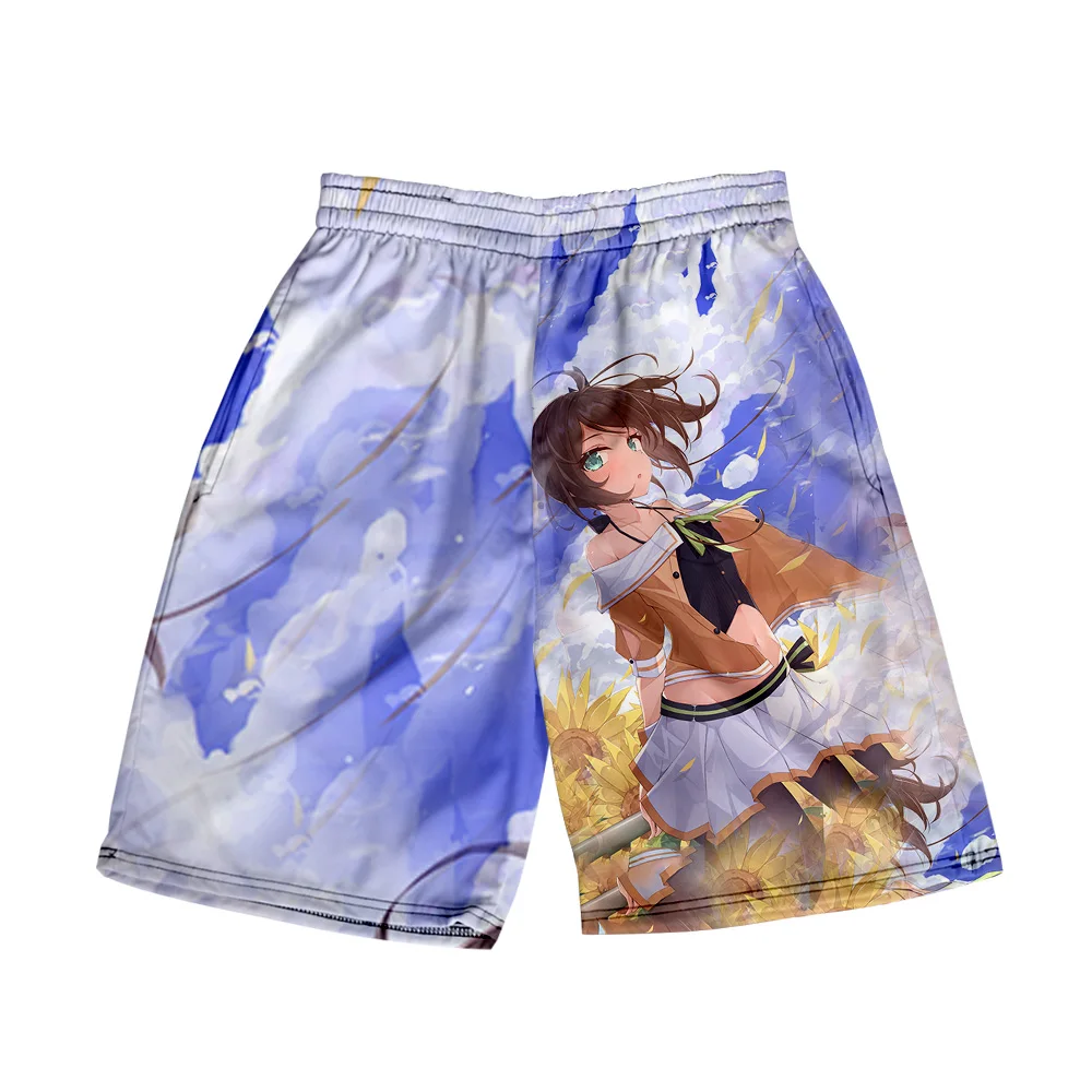 HOLOLIVE VTuber Natsuiro Matsuri 3D Print Summer Holiday Women/Men  Elastic Waist Streetwear Shorts Kawaii Beach Shorts pants