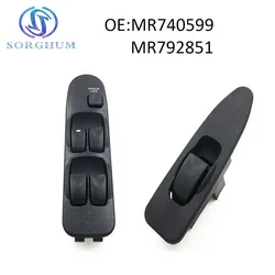 MR740599 MR792851 pairs For Mitsubishi Window Switch Front Left Right For Mitsubishi Carisma 5 Buttons For Mitsubishi Space Star