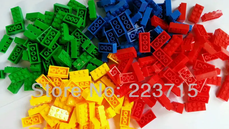 *4 colors bricks Pack* 1pack= 200 pcs DIY enlighten block bricks,Compatible With Other Particles