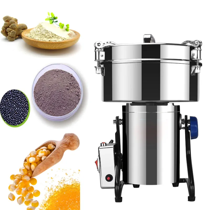 28000R/MIN Swing Type Grains Herbal Powder Miller Dry Food Grinder Machine Chinese Herbal Crusher Spice Coffee 3500W