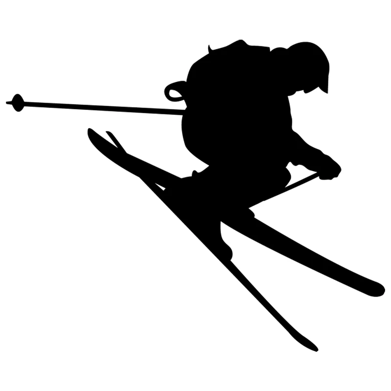 

Fuzhen Boutique Decals Exterior Accessories Car Sticker Ski Extreme Sports Vinyl Decal Stickers Model Car Decoration KK 18*15cm