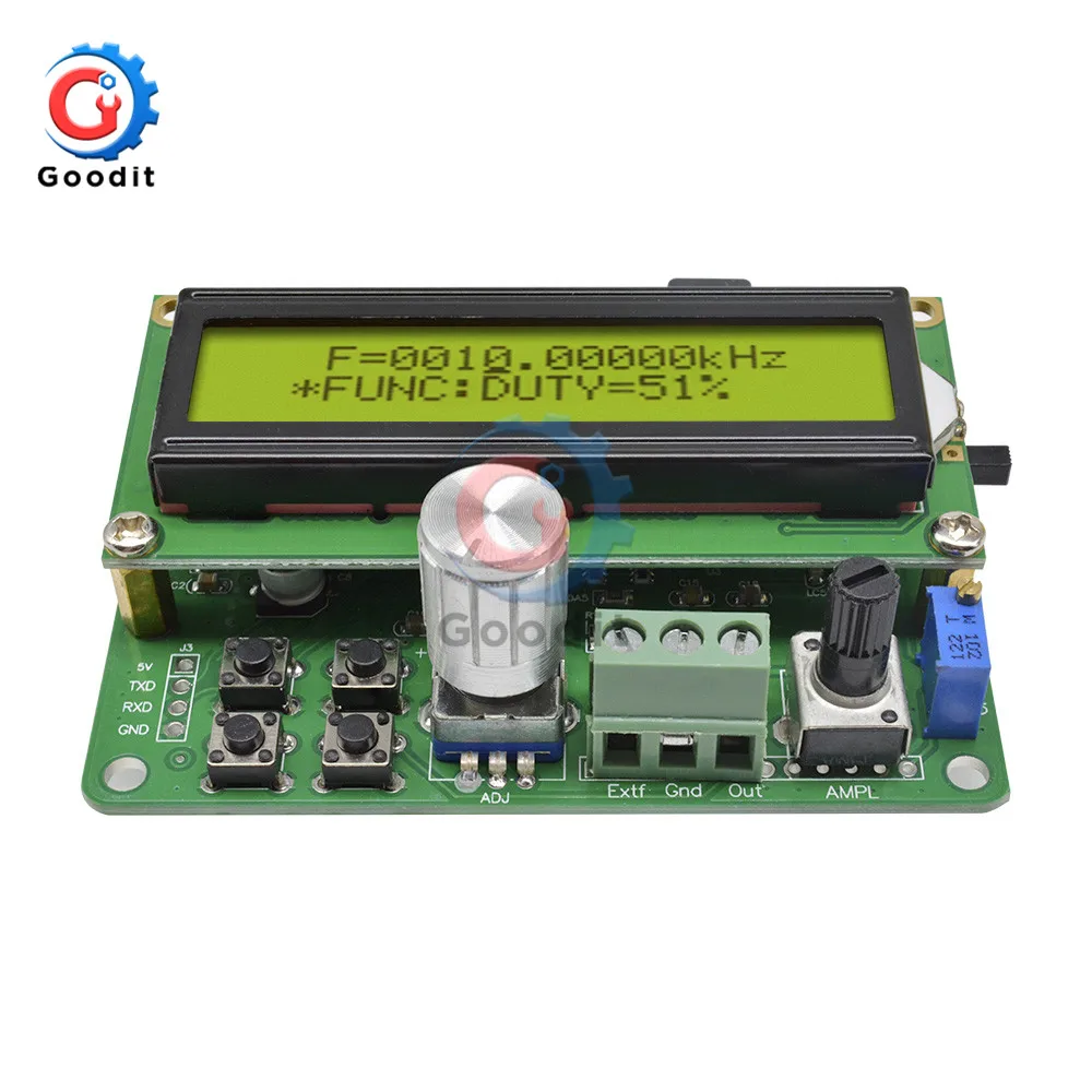 FYE050 DDS Function Signal Generator Random Waveform Triangle Sine Square Sawtooth Wave Duty Cycle Frequency Generator Module