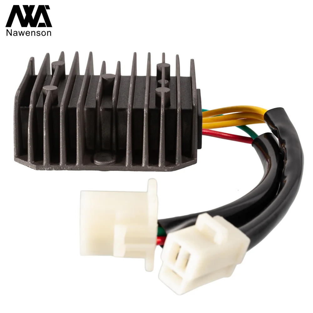 Motorcycle Voltage Regulator Metal Heatsink Electric Rectifier Accessories for Honda CH125/CH150/CN250 5-wire Charger