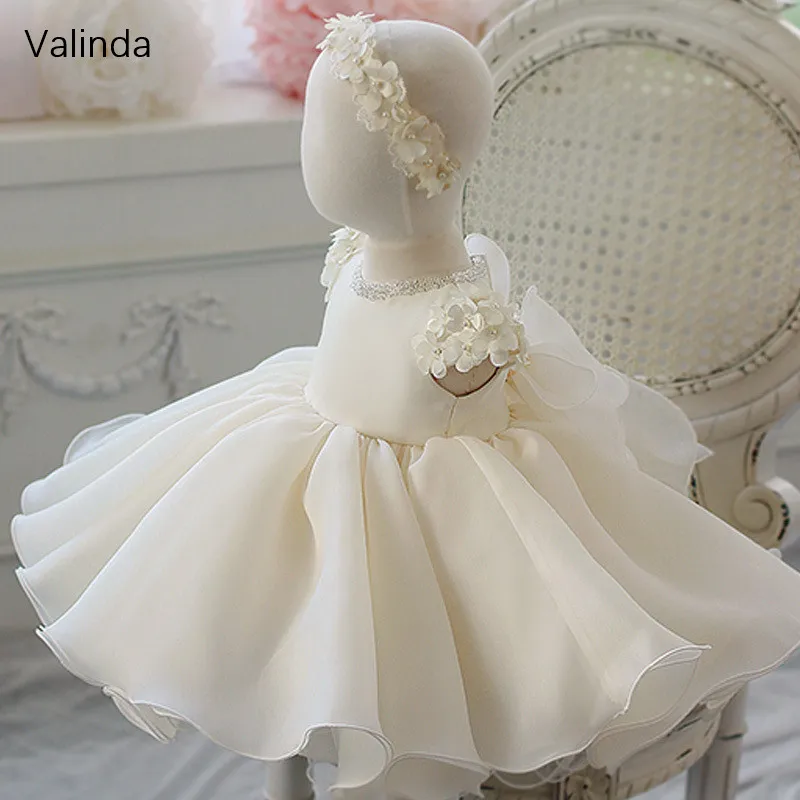 Toddler Girl Dresses 1st Year Birthday Party Christening Baptism Formal Pgeant Gowns