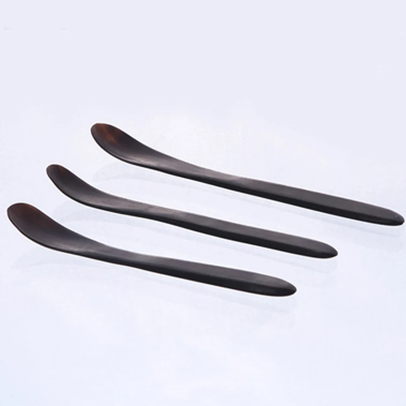 3pcs*1 Set Natural Ox horn Spoon Horn Medicine Sample spoon Laboratory Equipment