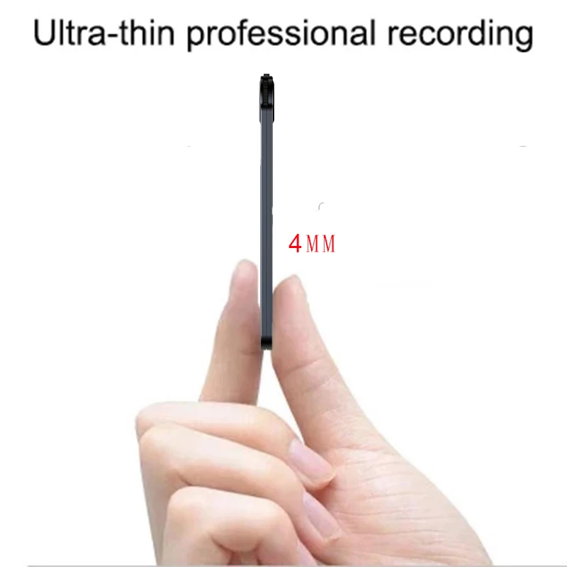 Mini Enregistreur Vocal Activation Vocale – Ultra Fin 0,5 Cm, Dictaphone Numérique Discret, Micro D’Écoute Portable STTWUNAKE