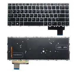 Clavier US pour ordinateur portable HP EliteBook Folio 9470, 9470M, 9480m, 9480M, nouveau