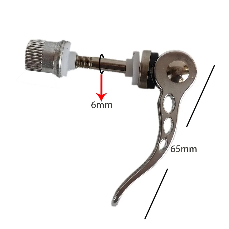 1 Pair Mountain Bikes QR Tool MTB Bicycle Seat Tube Clamp Screw Quick Release Lever Cycling Seat Tube Road Bike Quick Release