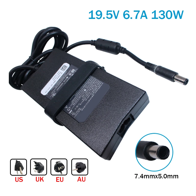 19.5V 6.7A 130W Laptop AC Adapter Power Charger for  XPS M1210 M1710 GEN 2 9Y819 310-4180 K5294 d232h da130pe1-00 FA130PE1-0