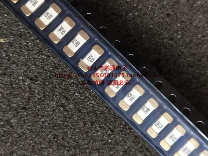 S6125-M2-0.5A 500mA 125V SMD fuse original imported 0.5A   50PCS -1lot