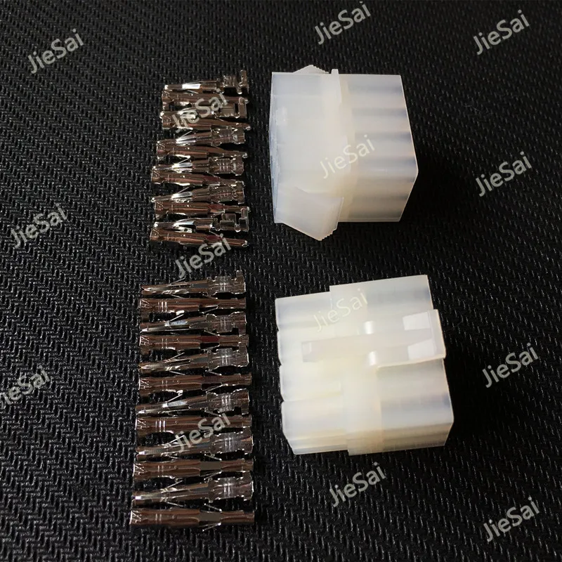 12 Pin 12 Way Female And Male Big Tamiya Connector Set Kits Large Tamiya Set L6.2 Socket Plug 6.2MM