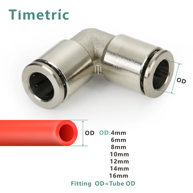 Metal pneumatic quick coupling, high pressure air pipe, quick coupling, PU PV  PM PE PY , 4, 6, 8, 10, 12, 14, 16mm