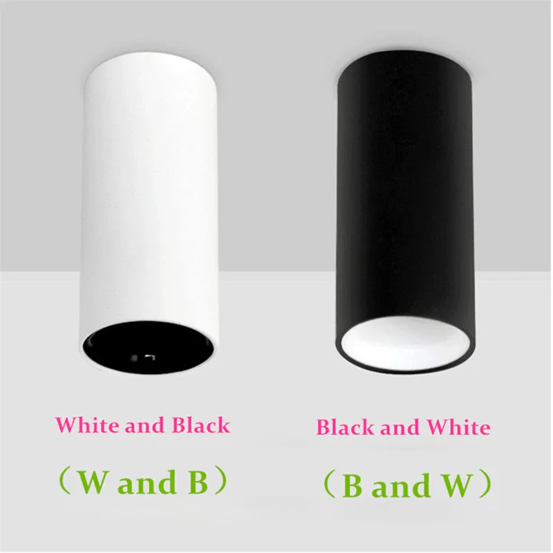 High quality Round Surface Mounted LED COB Downlights 7W 10W 15W LED Ceiling Lamps Spot Light AC110/220V driverless Down Light