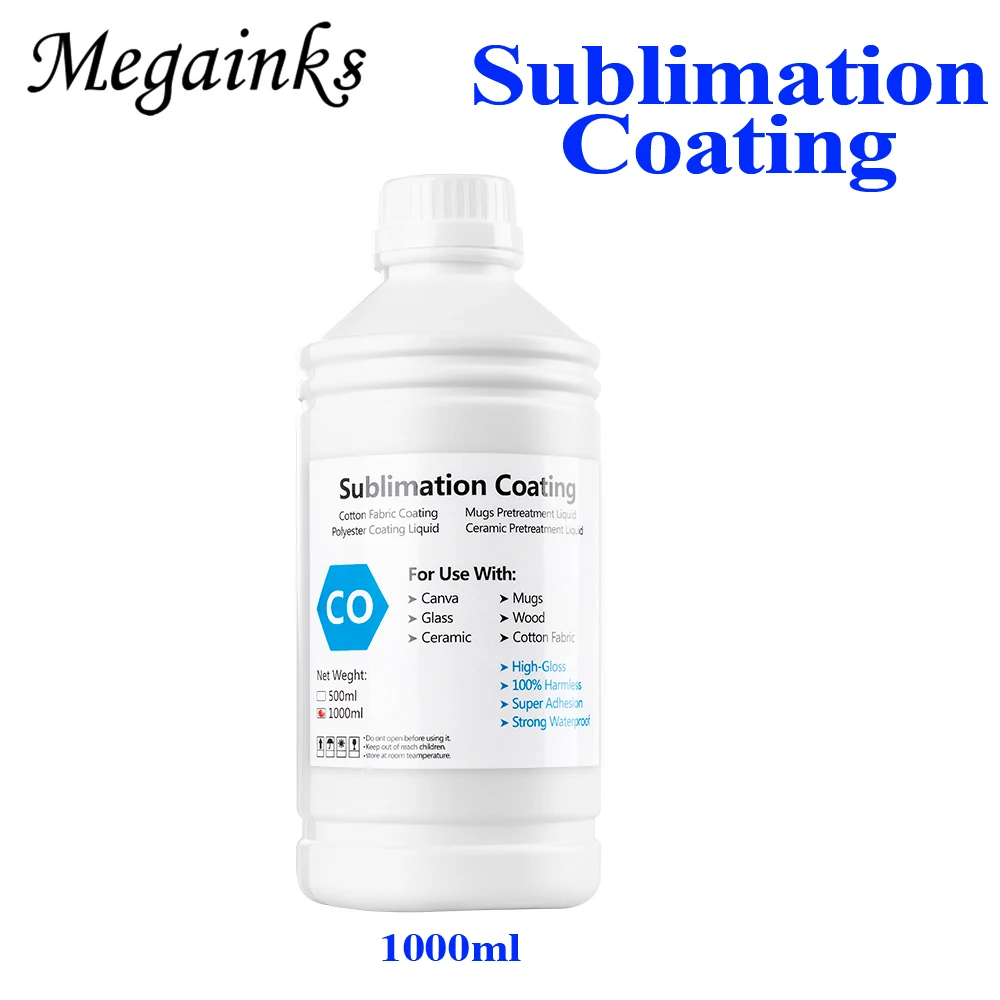 1000ml 500ml 250ml Sublimation Ink Coating for Clothes Heat Transfer Ink Transparent Pretreatment Fluid sublimation coating