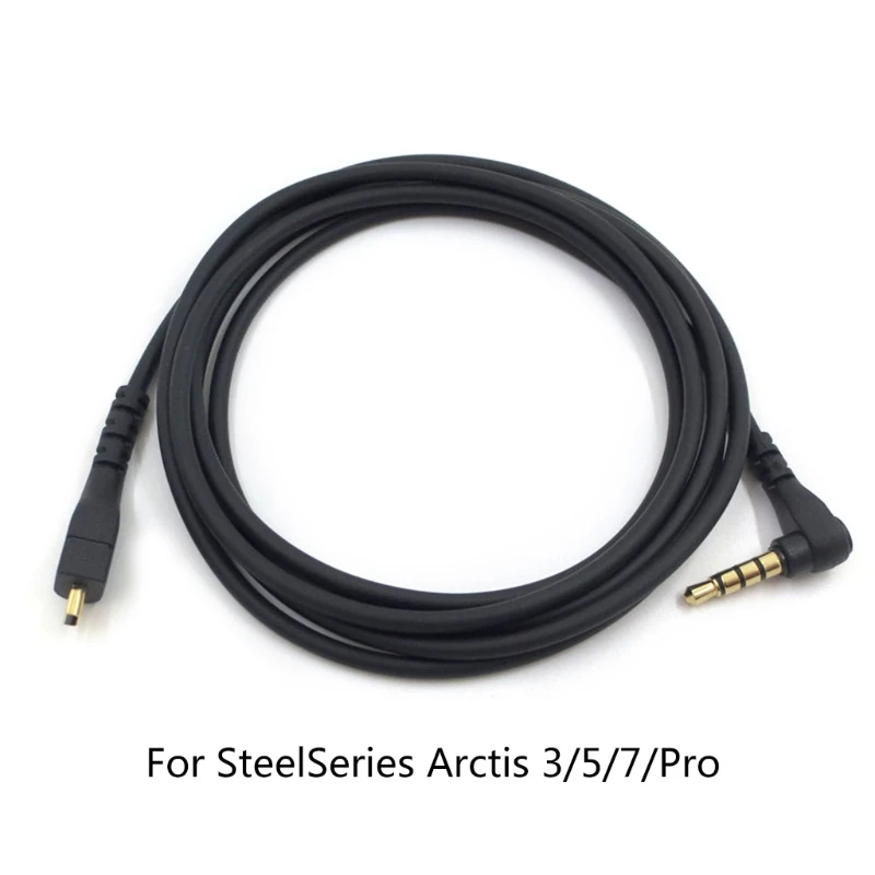 2020 New Replacement 3.5mm 1.5m TPE Audio- Headset For Steelseries Arctis 3/5/7/Pro Cable Gaming Line