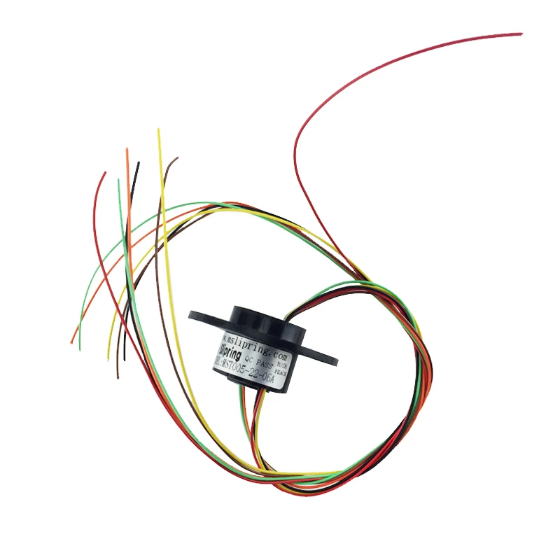 2/4/6/12 Channels 2A Hollow Shaft Slip Ring  Rotation Connector with 5mm Hole rings for Camera Gimbal / Ferris wheel Rings