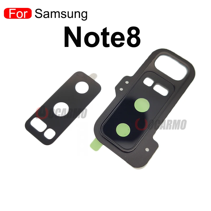 Para Samsung Galaxy Note 8 9 Note8 Note9 Lente Vidrio Cámara Trasera Con Marco Trasero Soporte y Sticker Pieza de Repuesto 3