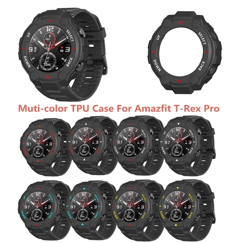 1 PC Protector Cover Case for -Amazfit Smartwatch Protective Shell Frame for A mazfit Bumper