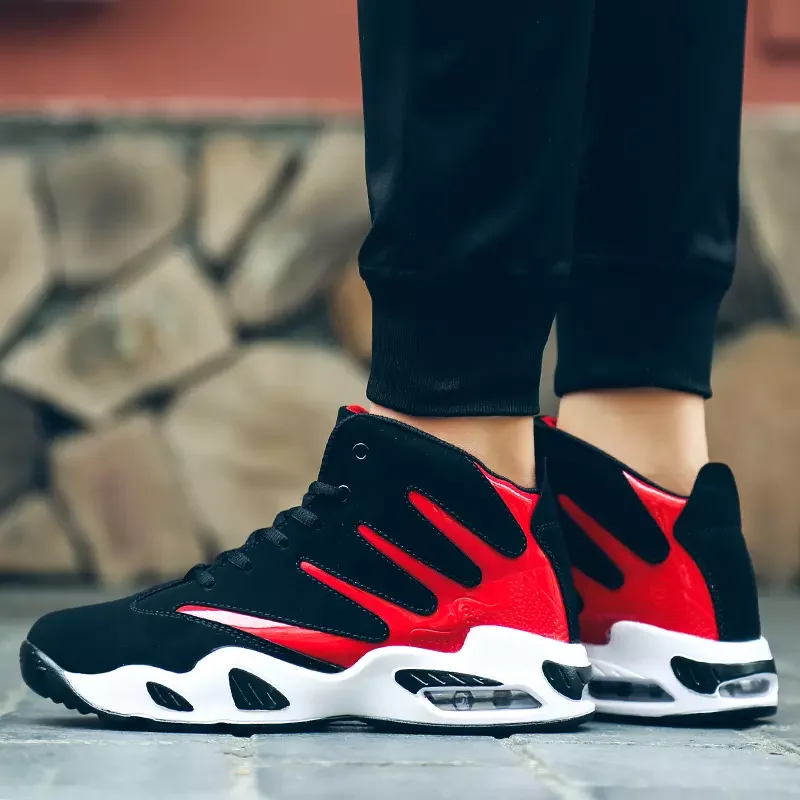 Men Basketball Shoes Comfort High top Cushion Sports Shoes Women Sneakers Boots Basket Homme Femme Couple Shoes