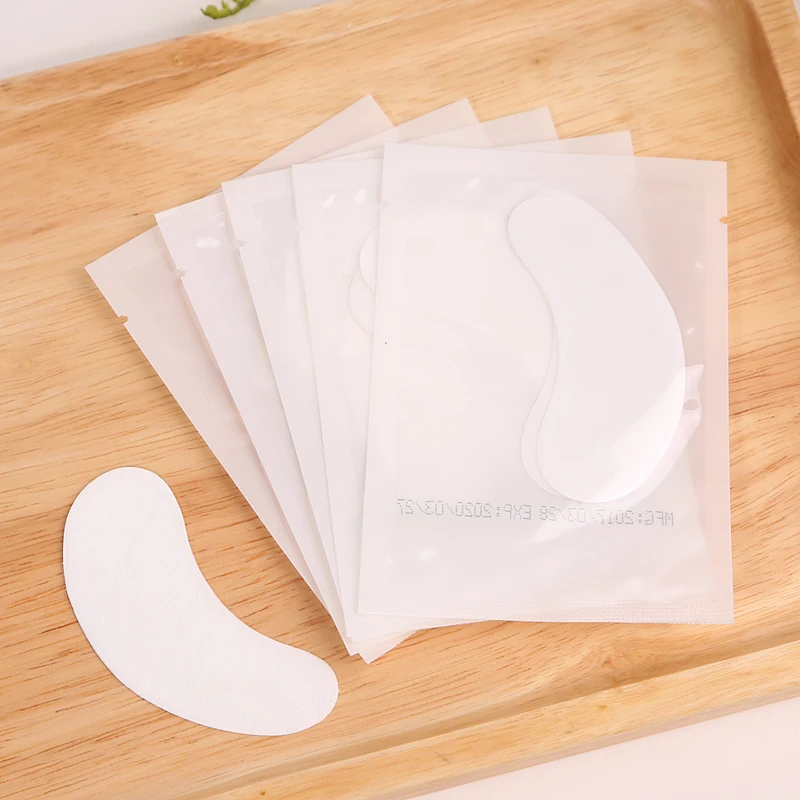 50/100/200 Paar Wimper Pad Gel Patch Enten Onder Eye Patches Papier Transparant Pakket Sticker Wimper Extension makeup Tools