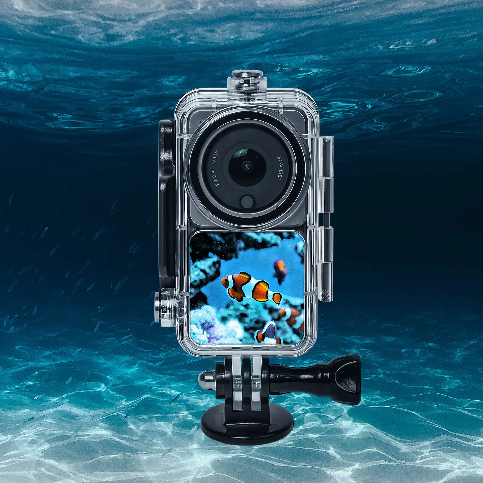 NEW DJI Action 2 Waterproof Case Diving Shell 45m Housing Cover Dual Screen Set FOR DJI Osmo Action 2 Sports Camera Accessories