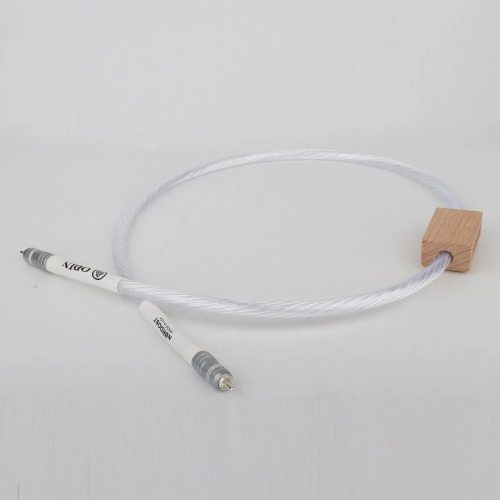 High Quality Per Piece Odin Pure Silver Coaxial Digital Cable Fever Audio Audio Cable AES/EBU Signal Cable