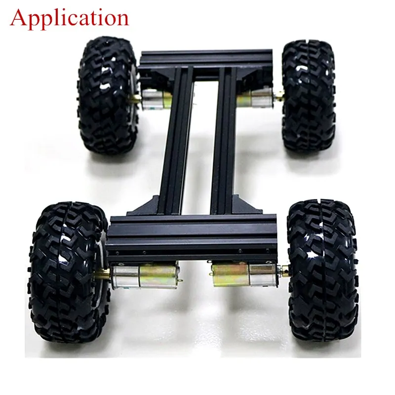 130mm Plastic Wheel Set Wheel+Motor+Bracket Off-road Tire for 2wd/4wd Car Chassis Intelligent Car Chassis Robot Accessories