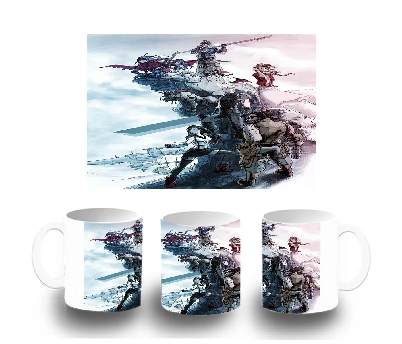 CUP FANART GAME ACTION color mug