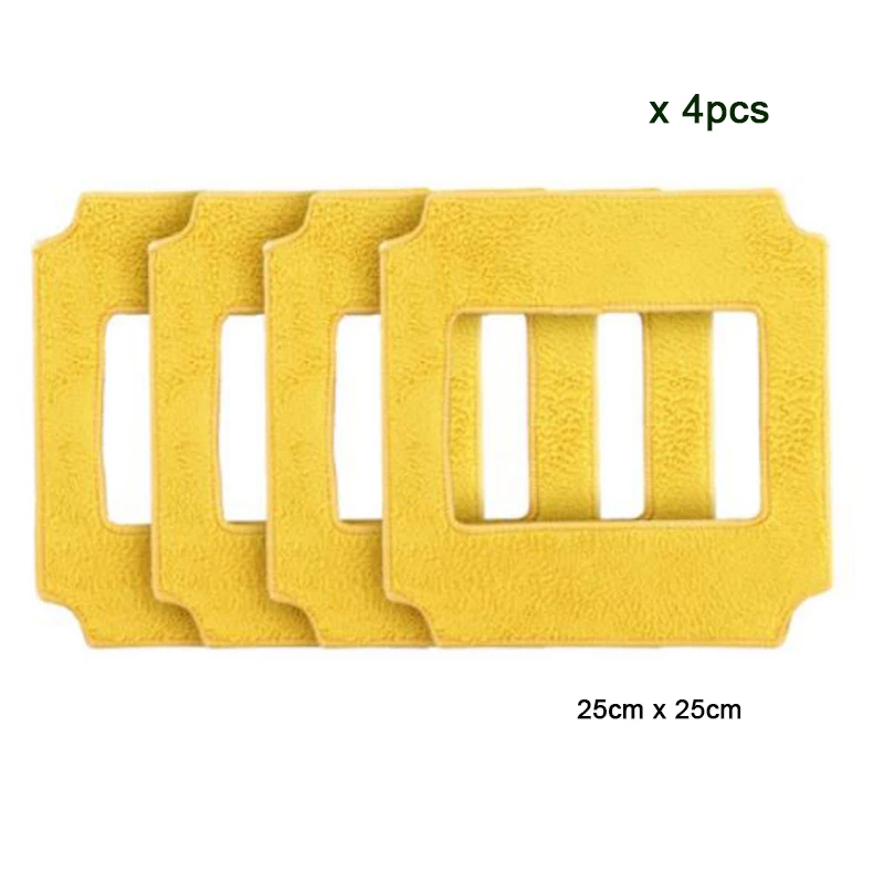 4pcs Mops for Robot Window Cleaner Glass Washer Cloth Mop Orignal for Machine QHC004/RL880/RL1188/2988/3325/3368