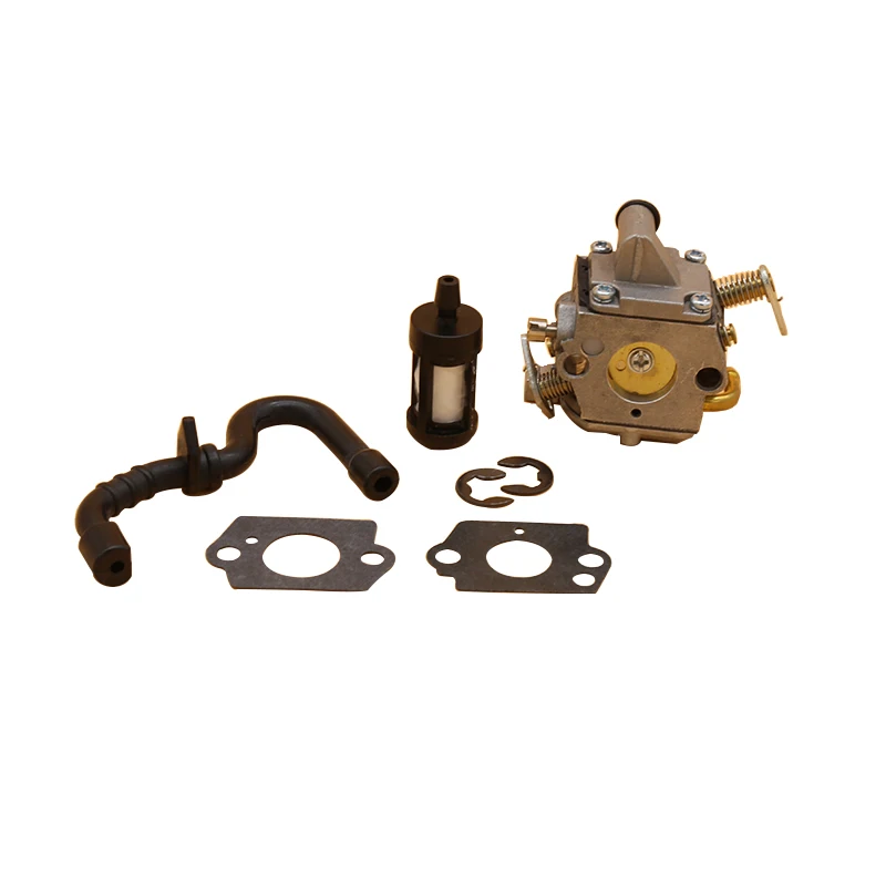 คาร์บูเรเตอร์ Carb Gasket การใช้ท่อกรองชุดสำหรับ STIHL MS 170 180 017 018 MS170 MS180เครื่องยนต์ชิ้นส่วนลูกโซ่1130 120 0603