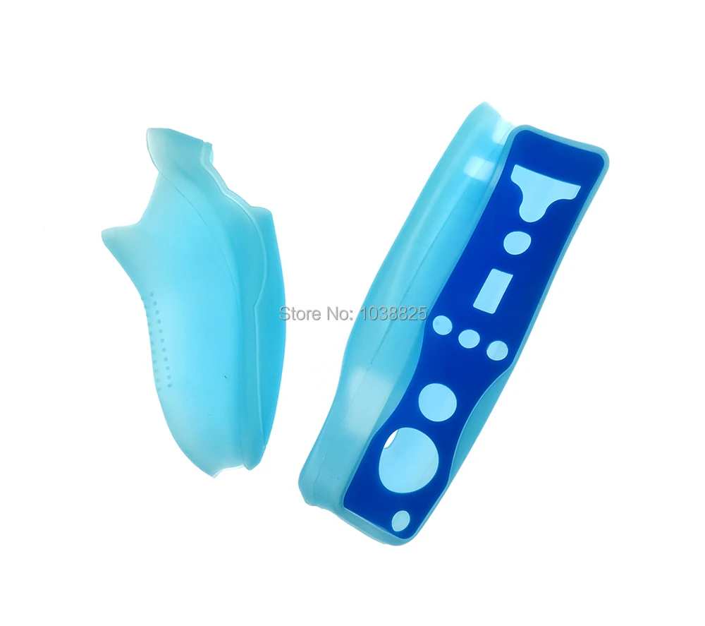 1set For Wii game controller Soft Silicone Cover Case Protective Sleeve For Wii Remote Left Right Controller