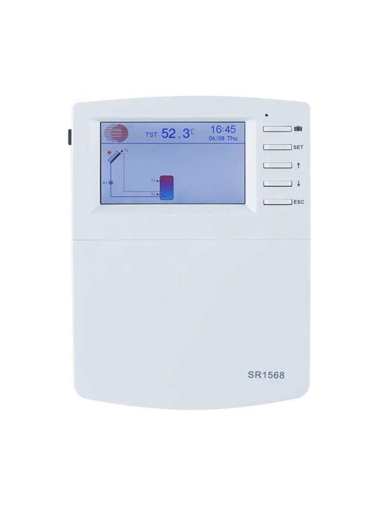 Solar Water Heater Controller SR1568 With 23 System Programmer Thermal Energy Transfer Between Tanks