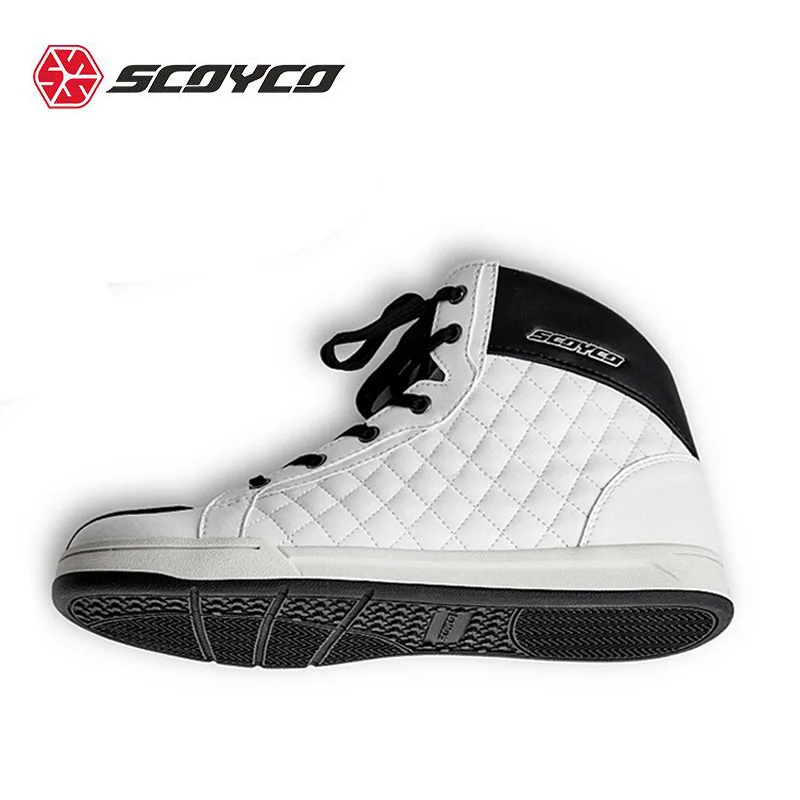 Couple Moto Cycling Shoes Biker Motorboats Motorbike Riding Shoe enduro Motorcycle Boots rider protective Motocross boot scoyco