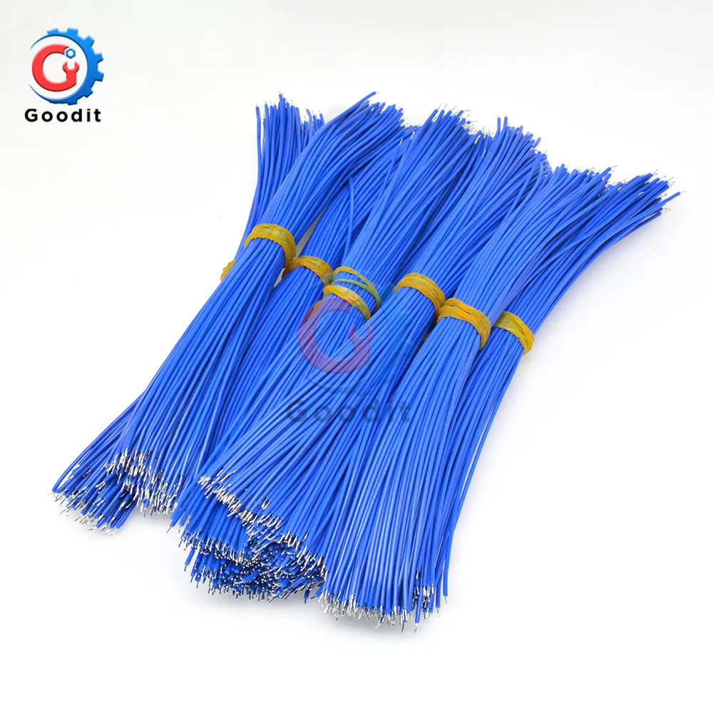 100pcs/lot Pcb Solder Cable Tin-Plated Breadboard Jumper Cable Wire 20cm 24AWG For Arduino Two Ends PVC Wire Electronic
