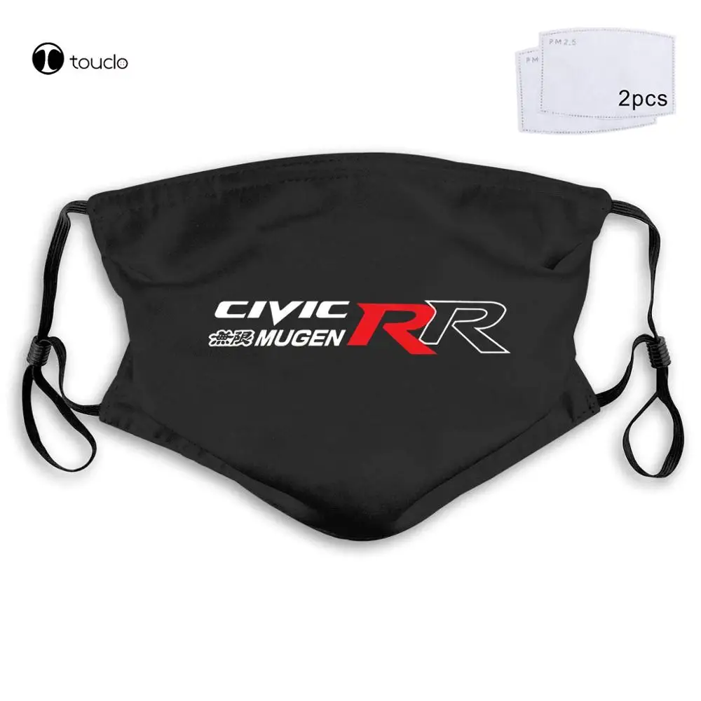 

Japan Car Hon Civic Mugen Rr Face Mask Filter Pocket Cloth Reusable Washable