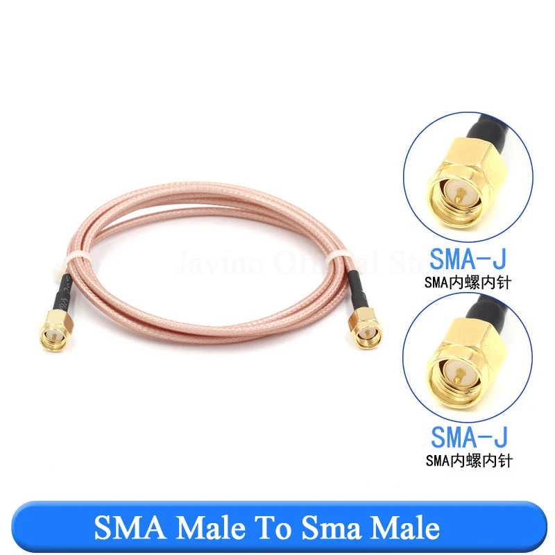 RF Connecting Cable BNC to SMA Male To Female RG316 Extension Cable N/SMA To MMCX SMB Adapter Nut Bulkhead Extension Coax Javino