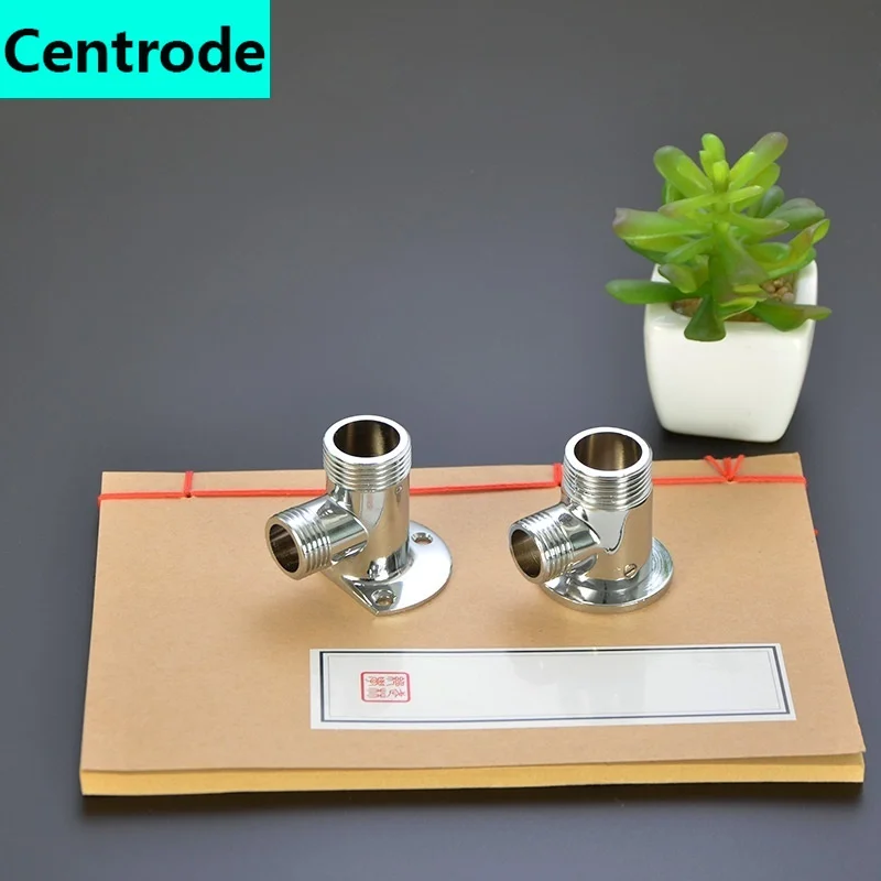 All copper dark to bright conversion adapter shift modification fixed foot conversion 4/6 points shower faucet accessories